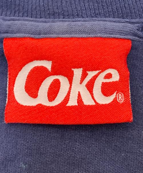 COKE（コーク）COKE (コーク) プリントTシャツ ネイビー サイズ:Mの古着・服飾アイテム