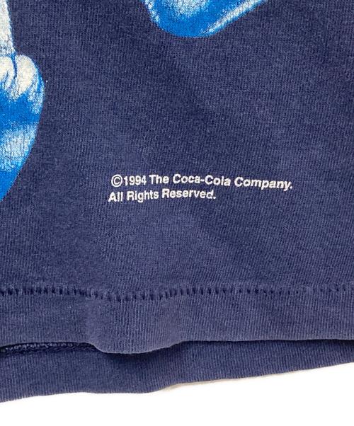 COKE（コーク）COKE (コーク) プリントTシャツ ネイビー サイズ:Mの古着・服飾アイテム