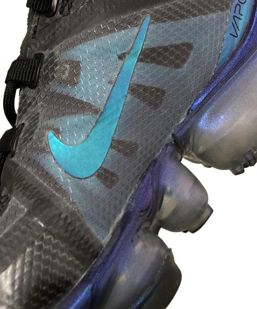 NIKE（ナイキ）NIKE (ナイキ) AIR VAPORMAX 2019 GS ブラック×ブルー サイズ:23.5cmの古着・服飾アイテム