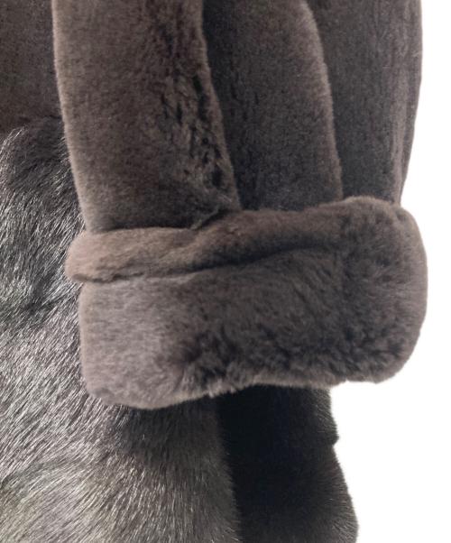 SAGA MINK（サガミンク）SAGA MINK (サガミンク) ファーコート ブラウン サイズ:Fの古着・服飾アイテム