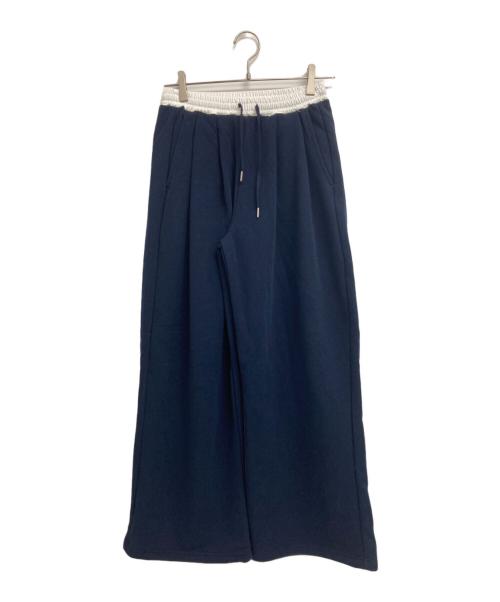 SLY（スライ）SLY (スライ) W WAIST CUT パンツ ネイビー サイズ:FREEの古着・服飾アイテム