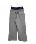 SLY (スライ) LAYERED WAIST DOCKING CUT パンツ インディゴ×グレー サイズ:1：4000円