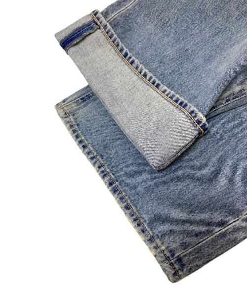 moussy（マウジー）moussy (マウジー) CROSS WAIST WIDE STRAIGHT インディゴ サイズ:2 未使用品の古着・服飾アイテム