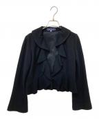 M'S GRACYエムズグレイシー）の古着「フリル ジャケット」｜ブラック