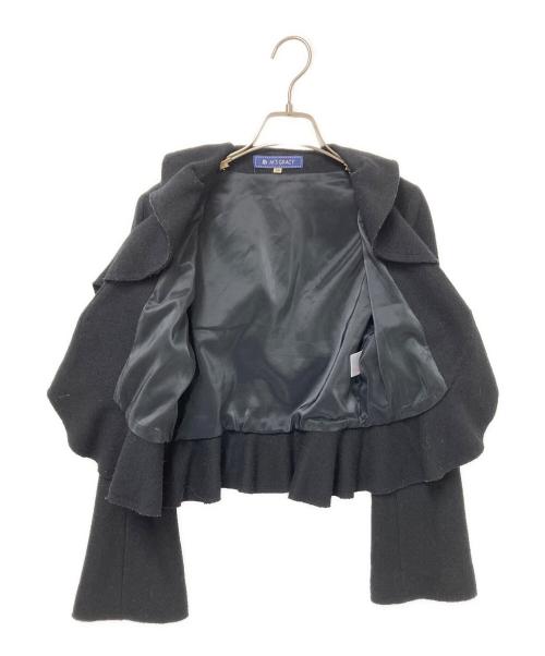 M'S GRACY（エムズグレイシー）M'S GRACY (エムズグレイシー) フリル ジャケット ブラック サイズ:38の古着・服飾アイテム