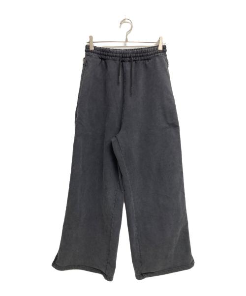 Présente（プレゾント）Présente (プレゾント) GARMENT DYED SIDE ZIP SWEAT PANTS ブラック サイズ:Lの古着・服飾アイテム
