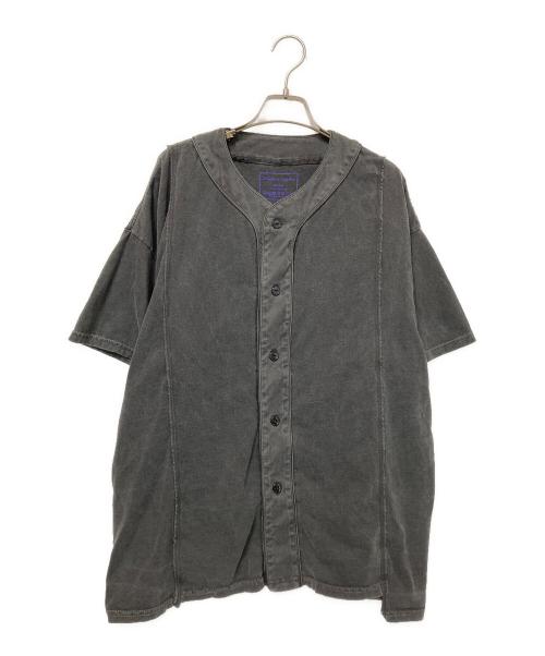 Rebuild by Needles（リビルドバイニードルス）Rebuild by Needles (リビルドバイニードルス) 3 Cut Wide Baseball Tee グレー サイズ:oneの古着・服飾アイテム