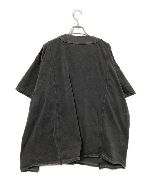 Rebuild by Needles（リビルドバイニードルス）Rebuild by Needles (リビルドバイニードルス) 3 Cut Wide Baseball Tee グレー サイズ:oneの古着・服飾アイテム