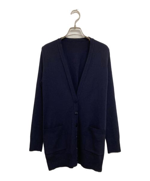 FOXEY（フォクシー）FOXEY (フォクシー) ロングカーディガン ネイビー サイズ:Mの古着・服飾アイテム