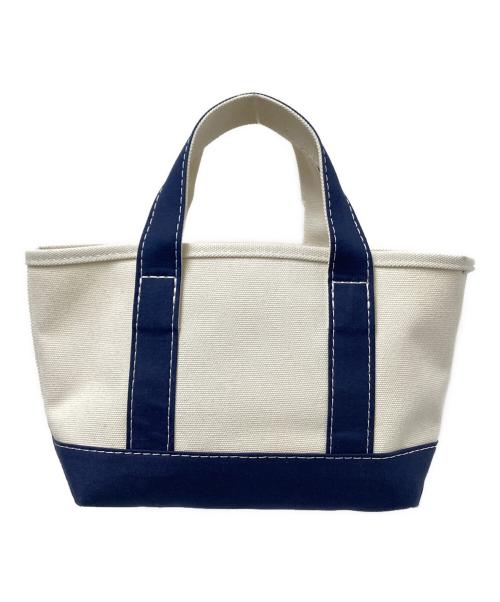 The Skirt Chronicles（スカート クロニクルズ）The Skirt Chronicles (スカート クロニクルズ) SLOBE IENA (スローブ イエナ) キャンバスミニトートバッグ アイボリー×ネイビー サイズ:下記参照の古着・服飾アイテム