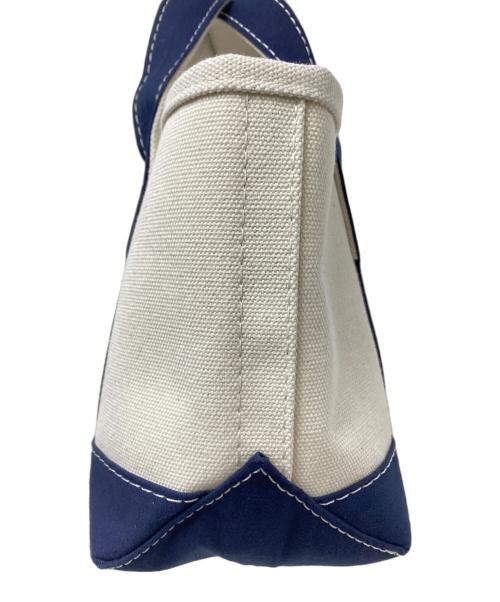 The Skirt Chronicles（スカート クロニクルズ）The Skirt Chronicles (スカート クロニクルズ) SLOBE IENA (スローブ イエナ) キャンバスミニトートバッグ アイボリー×ネイビー サイズ:下記参照の古着・服飾アイテム