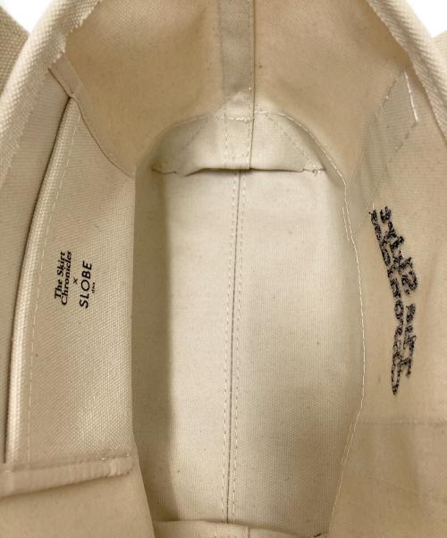 The Skirt Chronicles（スカート クロニクルズ）The Skirt Chronicles (スカート クロニクルズ) SLOBE IENA (スローブ イエナ) キャンバスミニトートバッグ アイボリー×ネイビー サイズ:下記参照の古着・服飾アイテム