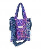 Uhrウーア）の古着「Spangle Mini ショルダーバッグ」｜ブルー×ピンク