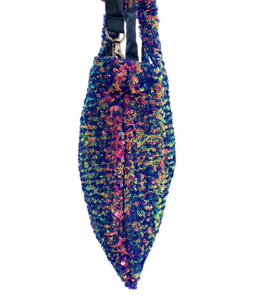 Uhr（ウーア）Uhr (ウーア) Spangle Mini ショルダーバッグ ブルー×ピンク サイズ:下記参照の古着・服飾アイテム