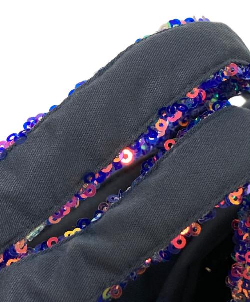 Uhr（ウーア）Uhr (ウーア) Spangle Mini ショルダーバッグ ブルー×ピンク サイズ:下記参照の古着・服飾アイテム