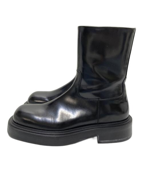 Ferragamo（フェラガモ）Ferragamo (フェラガモ) SIDE ZIP BOOTS ブラック サイズ:6 1/2の古着・服飾アイテム