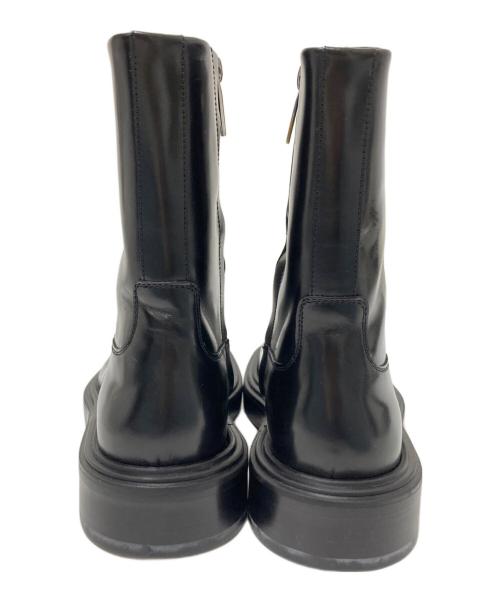 Ferragamo（フェラガモ）Ferragamo (フェラガモ) SIDE ZIP BOOTS ブラック サイズ:6 1/2の古着・服飾アイテム