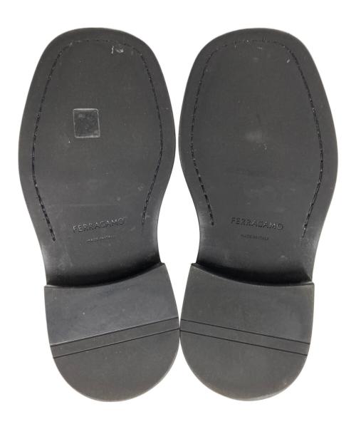 Ferragamo（フェラガモ）Ferragamo (フェラガモ) SIDE ZIP BOOTS ブラック サイズ:6 1/2の古着・服飾アイテム