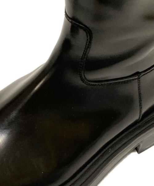 Ferragamo（フェラガモ）Ferragamo (フェラガモ) SIDE ZIP BOOTS ブラック サイズ:6 1/2の古着・服飾アイテム