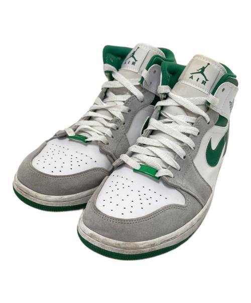 NIKE（ナイキ）NIKE (ナイキ) ハイカットスニーカー グリーン×ホワイト サイズ:27.0cmの古着・服飾アイテム