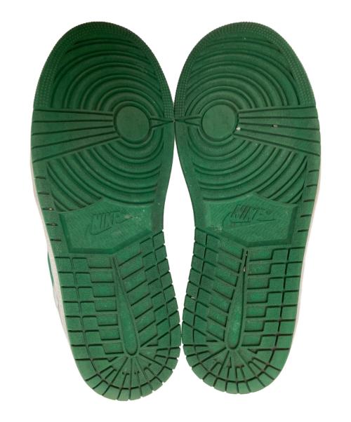 NIKE（ナイキ）NIKE (ナイキ) ハイカットスニーカー グリーン×ホワイト サイズ:27.0cmの古着・服飾アイテム
