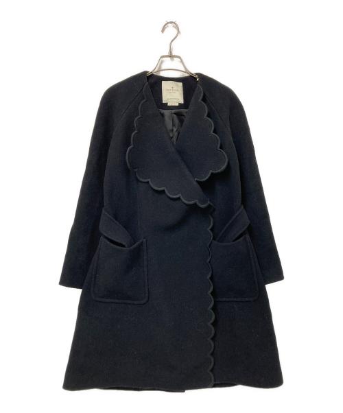 Kate Spade（ケイトスペード）Kate Spade (ケイトスペード) ウールコート ネイビー サイズ:XSの古着・服飾アイテム