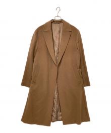 UNIVERSAL LANGUAGE×FORZA STYLE（ユニバーサルランゲージ×フォルツァスタイル）の古着「別注ウールカシミヤチェスターコート」｜ブラウン