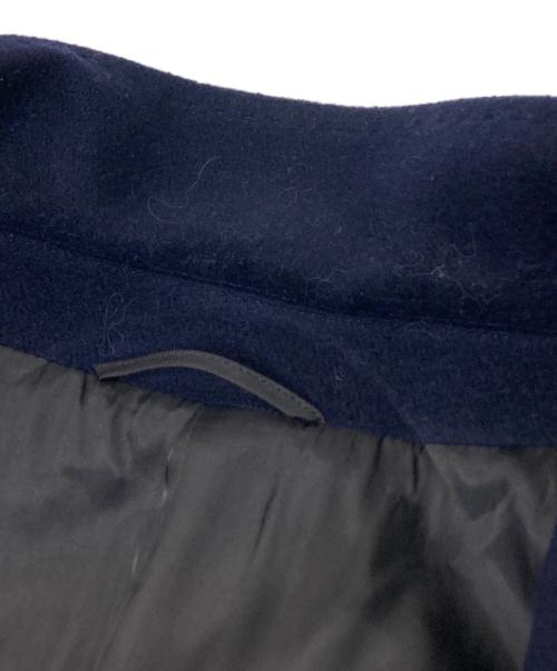 UNIVERSAL LANGUAGE（ユニバーサルランゲージ）UNIVERSAL LANGUAGE (ユニバーサルランゲージ) ウールカシミヤチェスターコート ネイビー サイズ:LLの古着・服飾アイテム