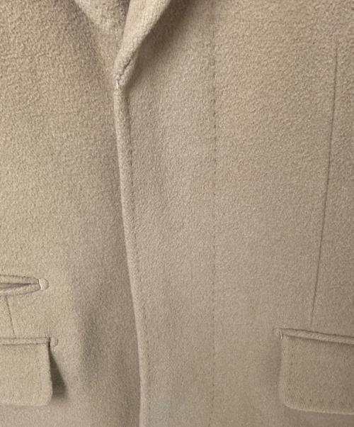 UNIVERSAL LANGUAGE（ユニバーサルランゲージ）UNIVERSAL LANGUAGE (ユニバーサルランゲージ) ウールカシミヤチェスターコート キャメル サイズ:LLの古着・服飾アイテム