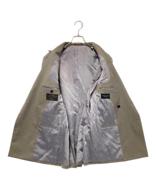 UNIVERSAL LANGUAGE（ユニバーサルランゲージ）UNIVERSAL LANGUAGE (ユニバーサルランゲージ) ダブルブレストセットアップスーツ ベージュ サイズ:JKT:50-6D/PT:91の古着・服飾アイテム