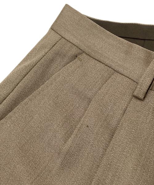 UNIVERSAL LANGUAGE（ユニバーサルランゲージ）UNIVERSAL LANGUAGE (ユニバーサルランゲージ) ダブルブレストセットアップスーツ ベージュ サイズ:JKT:50-6D/PT:91の古着・服飾アイテム