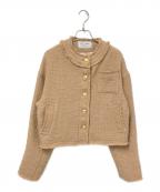 LAZO N33ラソエヌサーティスリー）の古着「ツイードジャケット」｜ベージュ