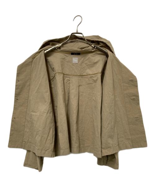 TSUHARU by samansa Mos2（ツハル バイ サマンサモスモス）TSUHARU by samansa Mos2 (ツハル バイ サマンサモスモス) 綿ヘンプフーディショートジャケット ベージュ サイズ:Fの古着・服飾アイテム