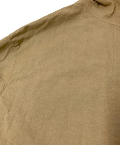 TSUHARU by samansa Mos2（ツハル バイ サマンサモスモス）TSUHARU by samansa Mos2 (ツハル バイ サマンサモスモス) 綿ヘンプフーディショートジャケット ベージュ サイズ:Fの古着・服飾アイテム