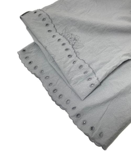 TSUHARU by samansa Mos2（ツハル バイ サマンサモスモス）TSUHARU by samansa Mos2 (ツハル バイ サマンサモスモス) ワイドパンツ ブルー サイズ:Fの古着・服飾アイテム