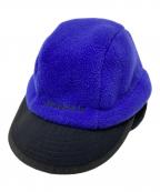 Patagoniaパタゴニア）の古着「フリースダックビルキャップ」｜ブラック×パープル