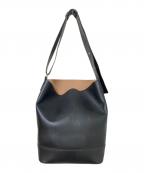 &MyuQアンドミューク）の古着「JUNOバケツ型トートバッグ」｜ブラック