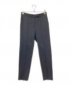 TOMORROW LANDトゥモローランド）の古着「ベアーカルゼ ミディシガレットパンツ」｜ブラック