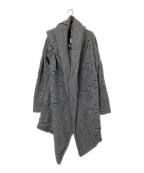 Vivienne Westwoodヴィヴィアンウエストウッド）の古着「ロングケーブルニットカーディガン」｜グレー