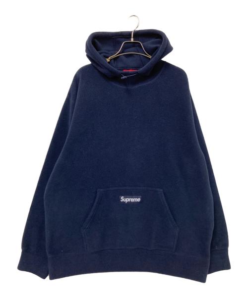 SUPREME（シュプリーム）SUPREME (シュプリーム) POLARTEC Hooded Sweatshirt ネイビー サイズ:Lの古着・服飾アイテム