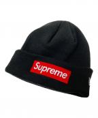 SUPREME×New Eraシュプリーム×ニューエラ）の古着「Box Logo Beanie」｜ブラック