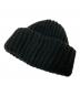 SUPREME (シュプリーム) CLASSIC LOGO CHUNKY RIBBED BEANIE ブラック サイズ:下記参照：7000円
