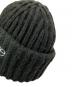 中古・古着 SUPREME (シュプリーム) CLASSIC LOGO CHUNKY RIBBED BEANIE ブラック サイズ:下記参照：7000円