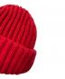 中古・古着 SUPREME (シュプリーム) CLASSIC LOGO CHUNKY RIBBED BEANIE レッド サイズ:下記参照：7000円