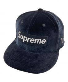 SUPREME×New Era（シュプリーム×ニューエラ）の古着「Velour Box Logo」｜ブラック