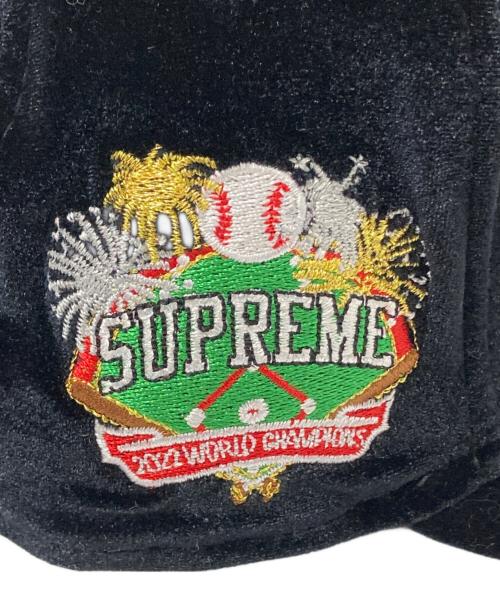 SUPREME（シュプリーム）SUPREME (シュプリーム) New Era (ニューエラ) Velour Box Logo ブラック サイズ:7 1/2 未使用品の古着・服飾アイテム