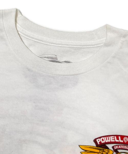 powell peralta（パウエルペラルタ）powell peralta (パウエルペラルタ) プリントTシャツ ホワイト サイズ:Sの古着・服飾アイテム