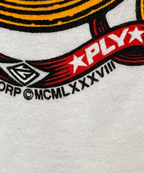 powell peralta（パウエルペラルタ）powell peralta (パウエルペラルタ) プリントTシャツ ホワイト サイズ:Sの古着・服飾アイテム