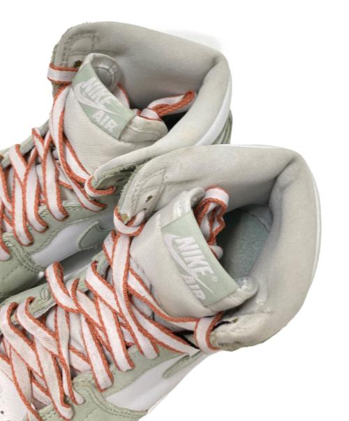 NIKE（ナイキ）NIKE (ナイキ) ハイカットスニーカー グリーン×ホワイト サイズ:24.0㎝の古着・服飾アイテム