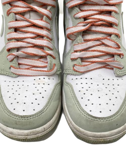 NIKE（ナイキ）NIKE (ナイキ) ハイカットスニーカー グリーン×ホワイト サイズ:24.0㎝の古着・服飾アイテム